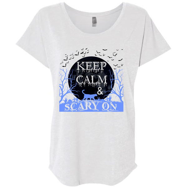 Keep Calm And Scary On T Shirt, Wait For Halloween T Shirt, Awesome T-Shirts