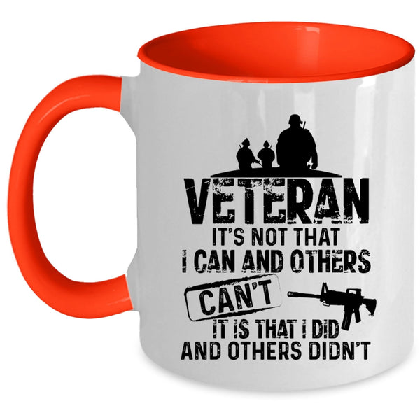 Awesome Gift For Veterans Coffee Mug, Veteran Accent Mug