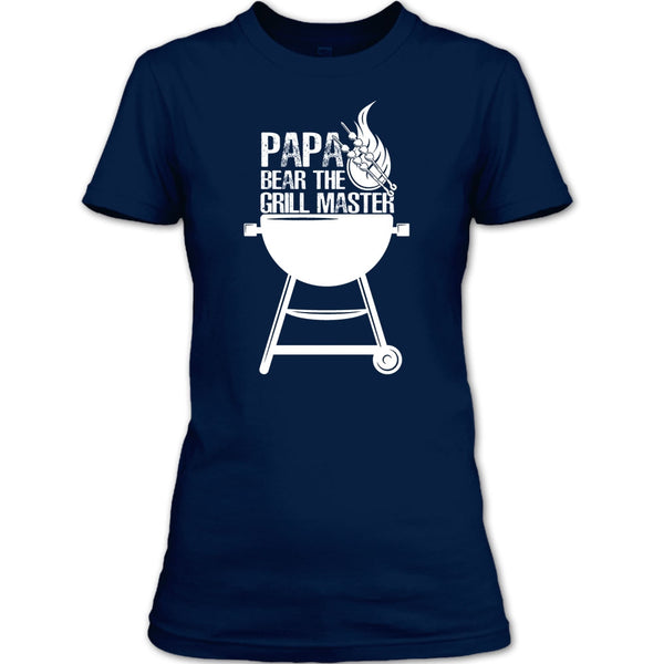 Papa Bear The Grill Master T Shirt, Cooking Papa T Shirt
