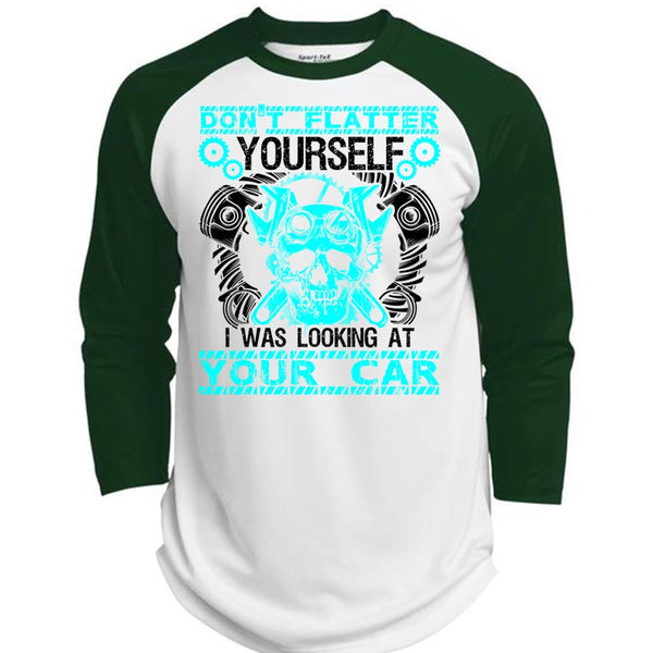 I Was Looking At Your Car T Shirt, I Love Mechanic T Shirt, Awesome T-Shirts  (Polyester Game Baseball Jersey)