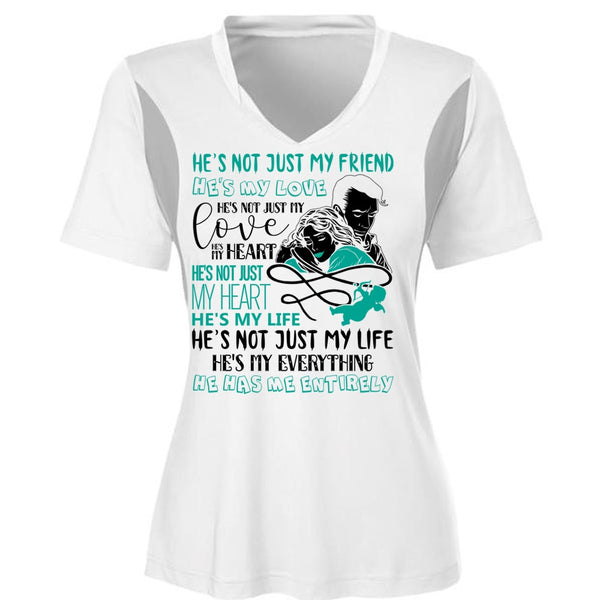 He's Not Just My Friend T Shirt, I Love Wife T Shirt, Awesome T-Shirts