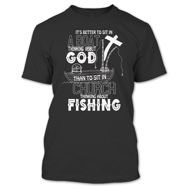 A black t-shirt with the shopify logo