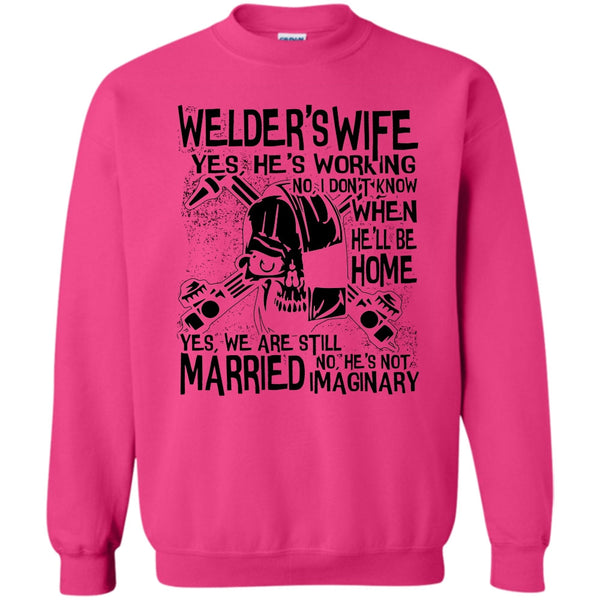 Coolest Welder's Husband T Shirt, Welder's Wife Sweatshirt