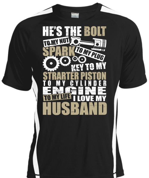 A black t-shirt with the shopify logo