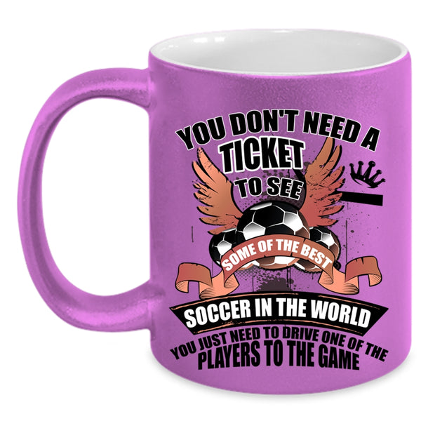 Cool Soccer Player Coffee Mug, The Best Soccer In The World Accent Mug
