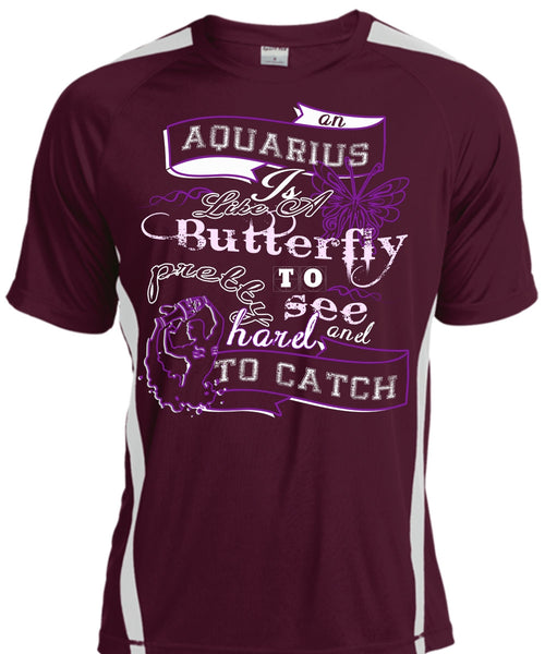 An Aquarius Is Like A Butterfly To See And Too Catch Pretty Harel T Shirt