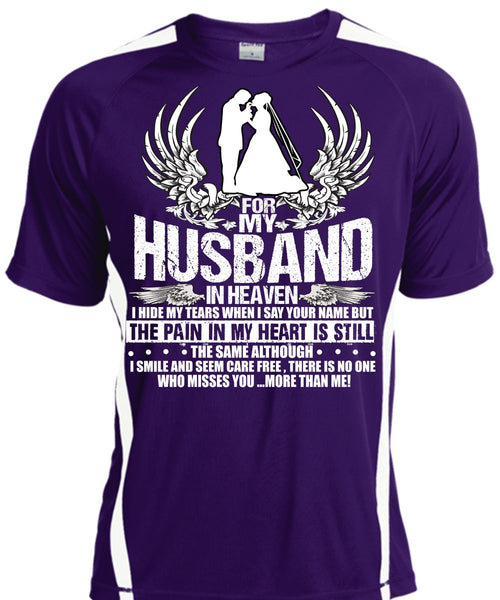 For My Husband In Heaven T Shirt, My Heart T Shirt, Cool Shirt