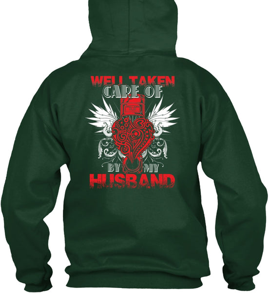 Well Taken Care Of Heart By My Husband T Shirt, Being A Husband T Shirt