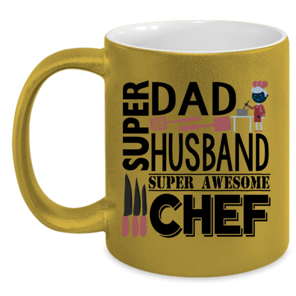 Awesome Chef Coffee Mug, Dad And Husband Accent Mug