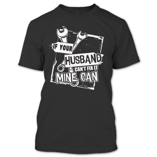 A black t-shirt with the shopify logo