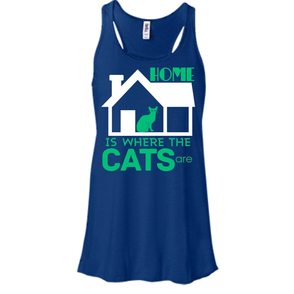Home Is Where The Cats Shirt, Cool Cat Shirt
