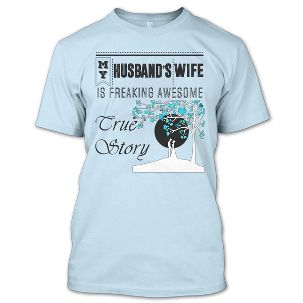 My Husband's Wife T Shirt, Coolest Wife T Shirt