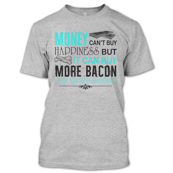 A black t-shirt with the shopify logo