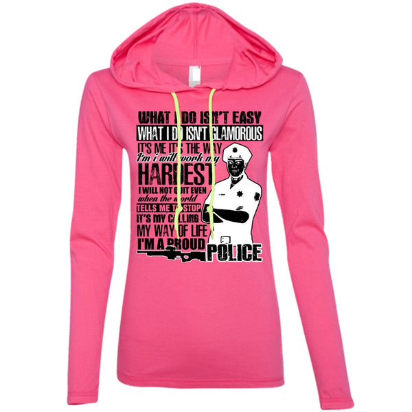 I'm A Proud Police T Shirt, I Love Police T Shirt, Awesome T-Shirts