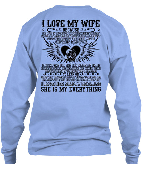 I Love My Wife T Shirt, I Love Husband T Shirt