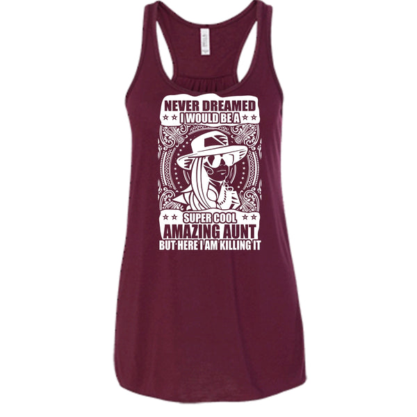 Cool Amazing Aunt T Shirt, Coolest Aunt Tank Top