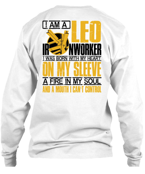 I Am A Leo Ironworker T Shirt, I Love Ironworker T Shirt