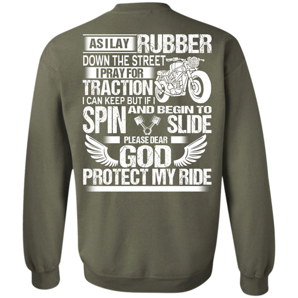 Down The Street T Shirt, I Love Biker Sweatshirt