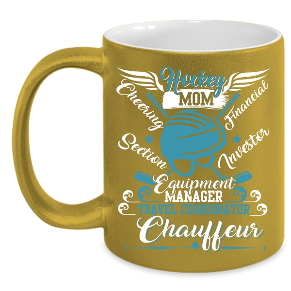 Hockey Mom Coffee Mug, Funny Gift For Hockey Mom Coffee Cup