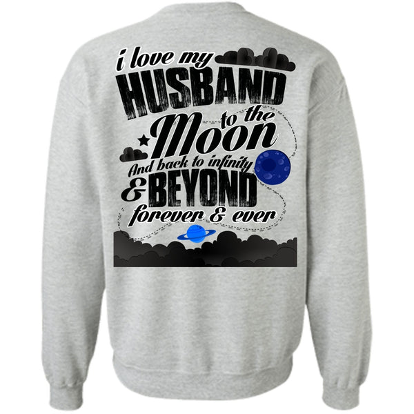 Moon And Back T Shirt, I Love My Husband Sweatshirt