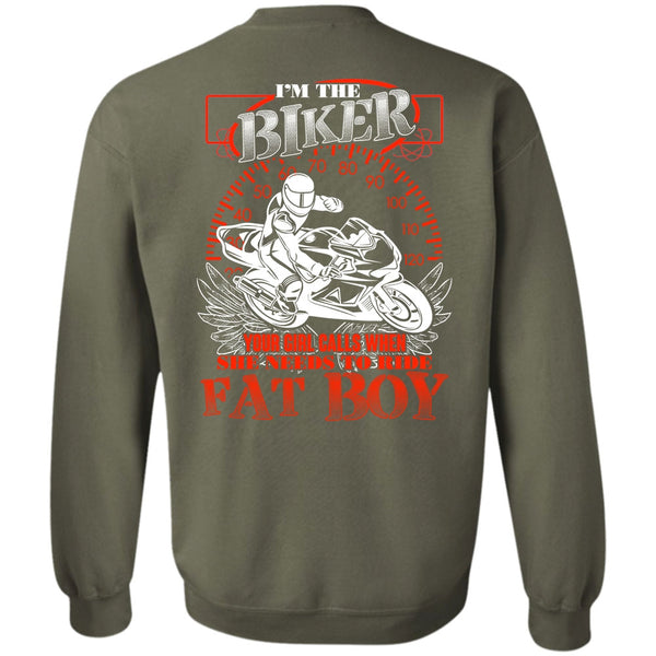 Ride Fat Boy T Shirt, I Love Biker Sweatshirt