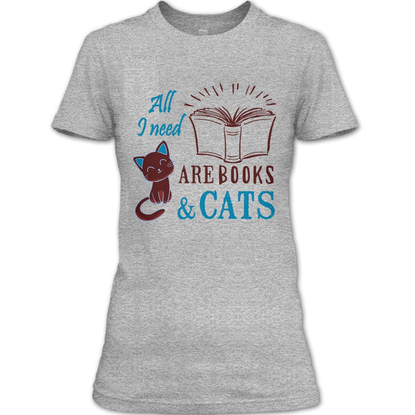All I Need Are Books & Cats T Shirt, I'm A Coolest Book Reader T Shirt