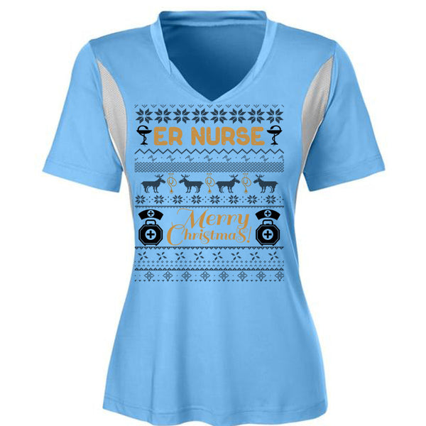ER Nurse Merry Christmas T Shirt, I Love Nursing T Shirt, Awesome T-Shirts