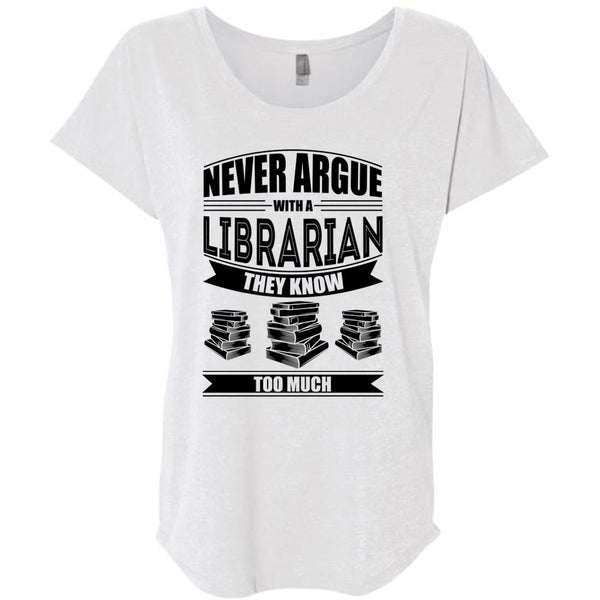 Never Argue With A Librarian T Shirt, I Love Reader T Shirt, Awesome T-Shirts