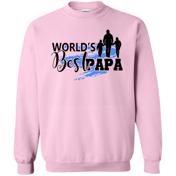 Gift For Papa T Shirt, World's Best Papa Sweatshirt