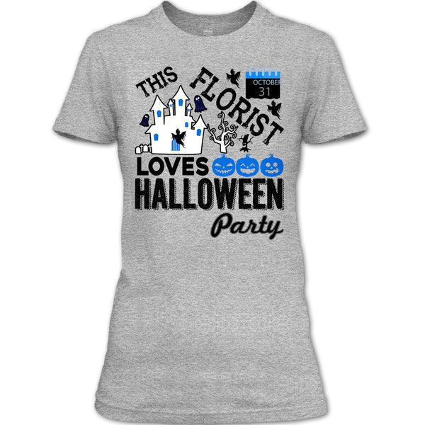 Halloween T Shirt, Cool Florist T Shirt