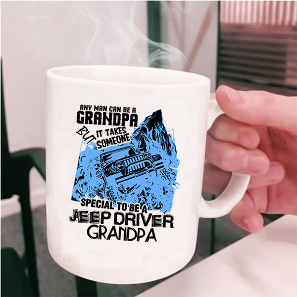 Best Dad Ever Coffee Mug, Special To Be A Jeep Driver Grandpa Cup