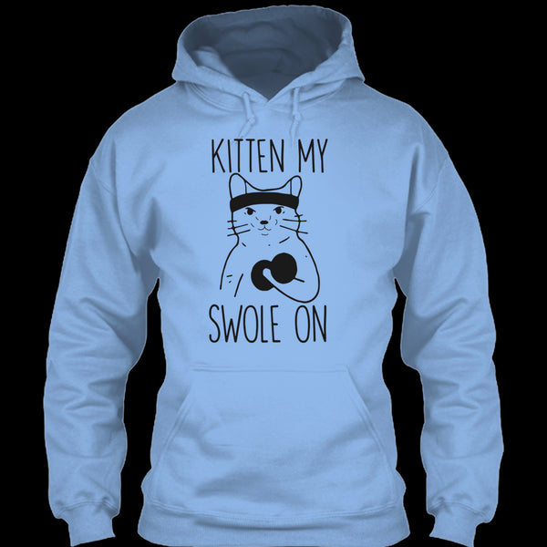 A black t-shirt with the shopify logo