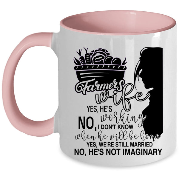 Beautiful Wife Coffee Mug, Farmer's Wife Accent Mug