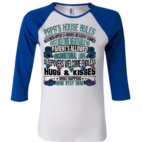 Papa's House Rules T Shirt, I Love Papa T Shirt, Awesome T-Shirts