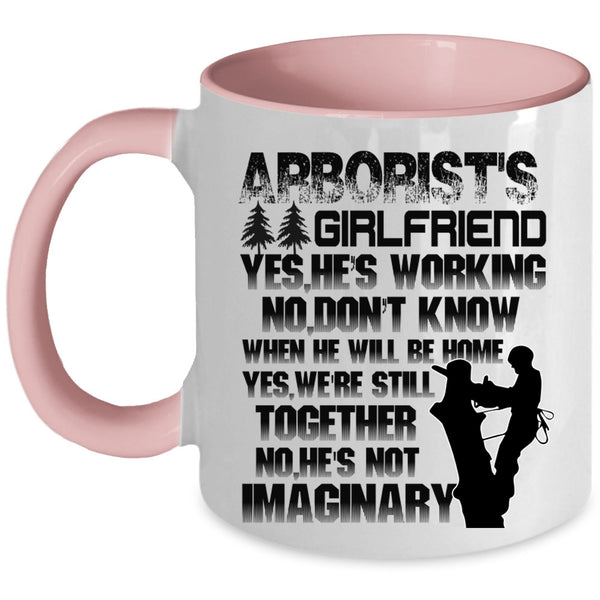 Cool Couple Coffee Mug, Arborist's Girlfriend Accent Mug