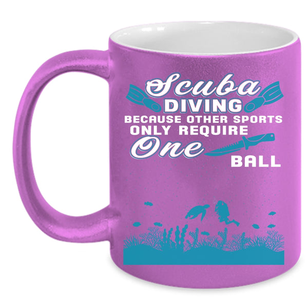 Scuba Diving Coffee Mug, Cute Gift For Scuba Diver Coffee Cup