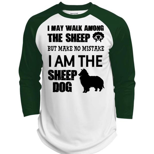 I Am The Sheep Dog Shirt, Favorite T Shirt  (Polyester Game Baseball Jersey)