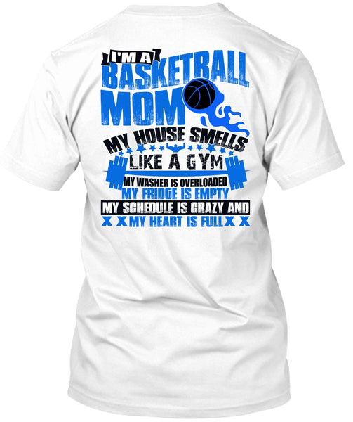 A black t-shirt with the shopify logo