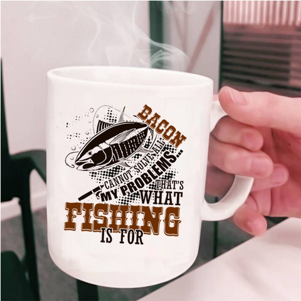 Funny Gift For Fisher Coffee Mug, Fishing Cup