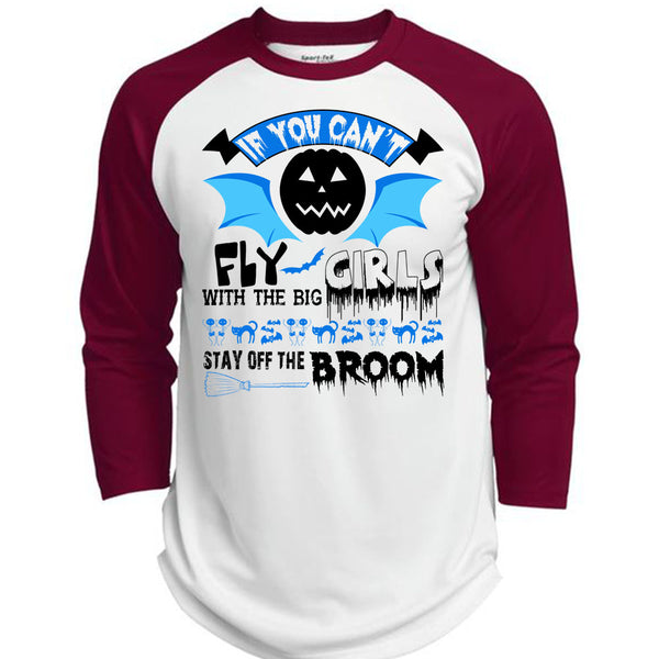 If You Can't Fly The Big Girls T Shirt, Wait For Halloween T Shirt, Awesome T-Shirts  (Polyester Game Baseball Jersey)