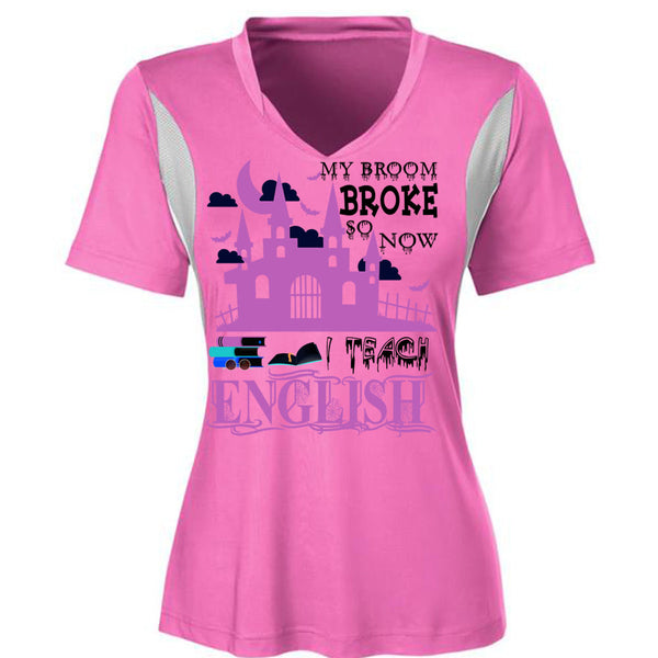 My Broom Broke So Now I Teach English T Shirt, Wait For Halloween T Shirt, Awesome T-Shirts