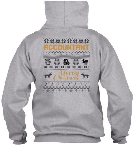 Accountant Merry Christmas T Shirt, I Love Accountant T Shirt