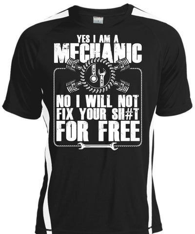 A black t-shirt with the shopify logo