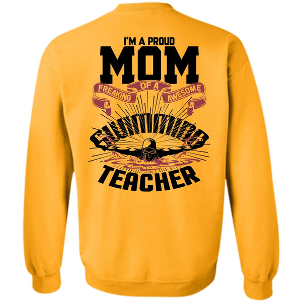 I Love Swimming T Shirt, I'm A Proud Mom Sweatshirt