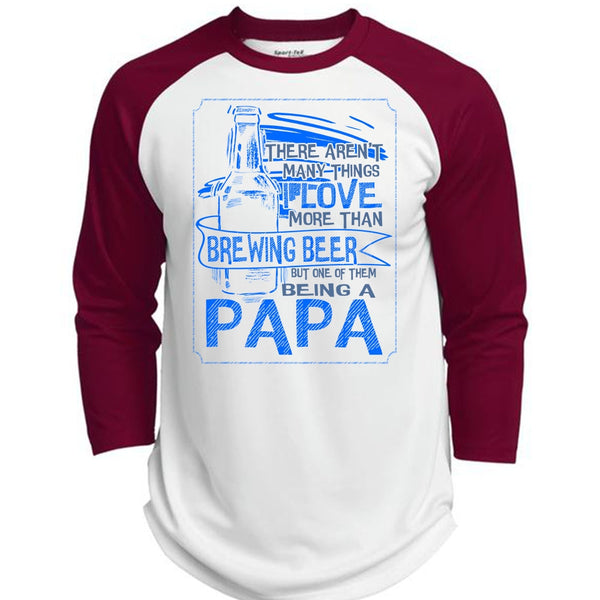 Being A Papa T Shirt, Calls Me A Dad T Shirt, Awesome T-Shirts  (Polyester Game Baseball Jersey)