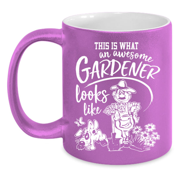 This Is An Awesome Gardener Coffee Mug, Cute Gardener Coffee Cup