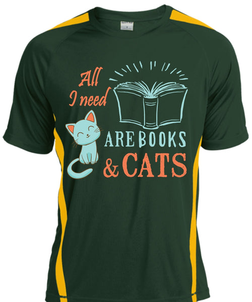 All I Need Are Books And Cats T Shirt, Favorite T Shirt, My Life T Shirt