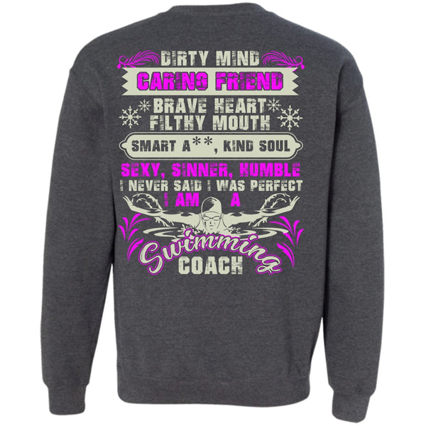 Dirty Mind Caring Friend T Shirt, I Love Swimming Sweatshirt