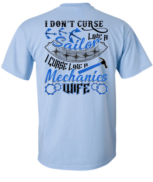 I Don't Curse Like A Sailor T Shirt, I Love Wife T Shirt
