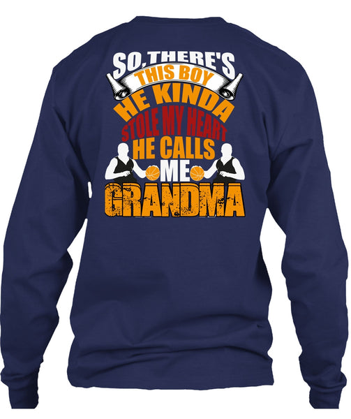 He Kinda Stole My Heart T Shirt, He Calls Me Grandma T Shirt